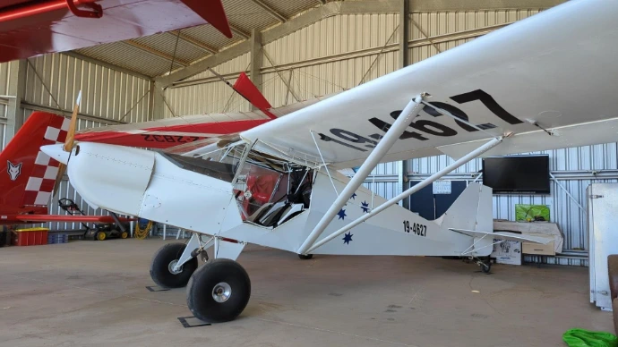 Aeropup in hangar